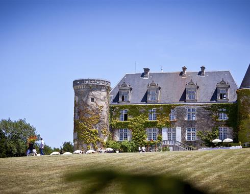 Cocktail  Vin d' honneur Jardin Chateau de La Côte